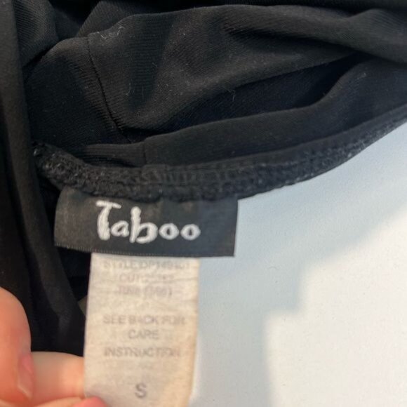 Vintage Y2K Black and White Fairy Asymmetrical Hem Party Dress - Picture 5 of 15